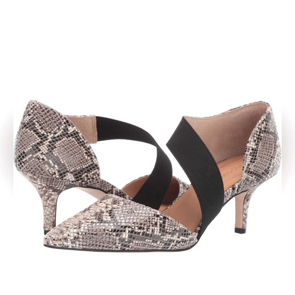 Corso Como Womens Denice Snakeskin Print D’Orsays Size 7